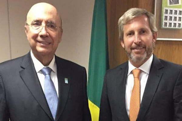 Frigerio se reunioacute en Brasil con los presidentes Temer y Rajoy por integracioacuten e inversioacuten