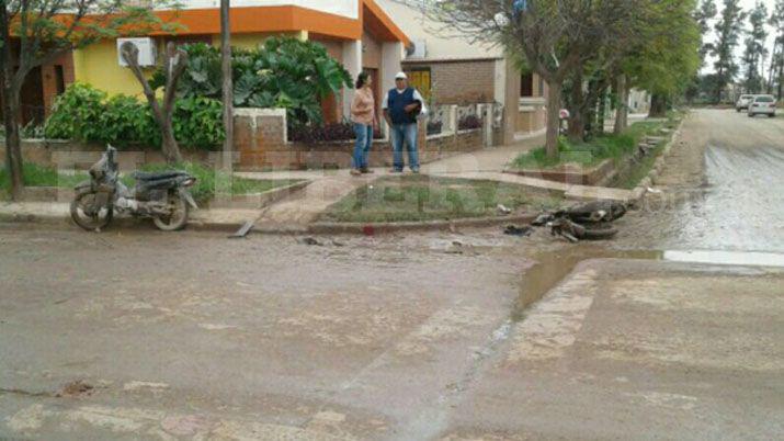 Un fuerte choque deja dos jóvenes con fracturas