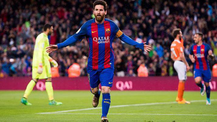 Barcelona de la mano de Messi ganoacute gustoacute y goleoacute