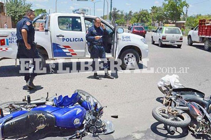 El accidente motivó un amplio operativo policial