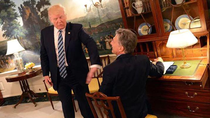 Trump le entregó documentos desclasificados a Macri