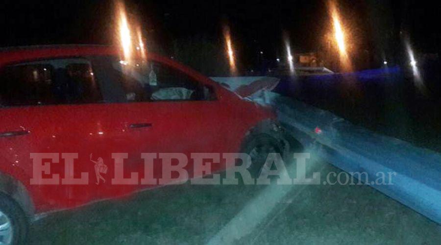 Uno de los vehículos involucrados