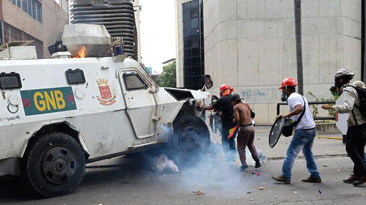 Venezuela- La imagen de la represioacuten que dio la vuelta al mundo