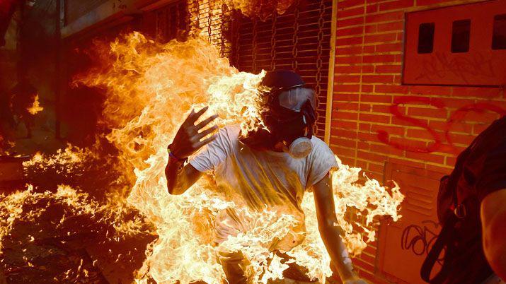 Venezuela- La imagen de la represioacuten que dio la vuelta al mundo