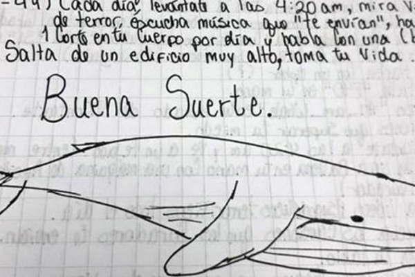 Alerta padres- chicos santiaguentildeos insinuacutean jugar a la ballena azul en su perfil de Facebook