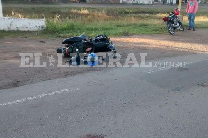 El accidente se produjo en uno de los ingresos a Real Sayana