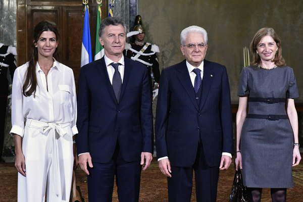 El presidente de Italia Sergio Mattarella llegoacute con 43 empresarios y se reuniraacute hoy con Macri
