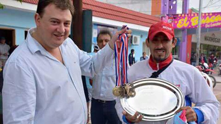 Loretano obtuvo la medalla de oro en Atletismo Master en Paraguay 2017