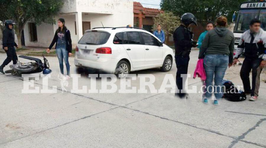 Conduciacutea sin casco protector y perdioacute parte de la dentadura