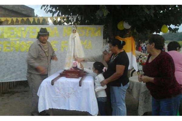 Ancajaacuten se prepara para rendir su honor a la patrona Nuestra Sentildeora de Faacutetima