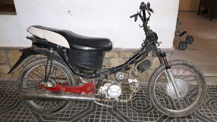 La Policía recuperó una motocicleta que robada