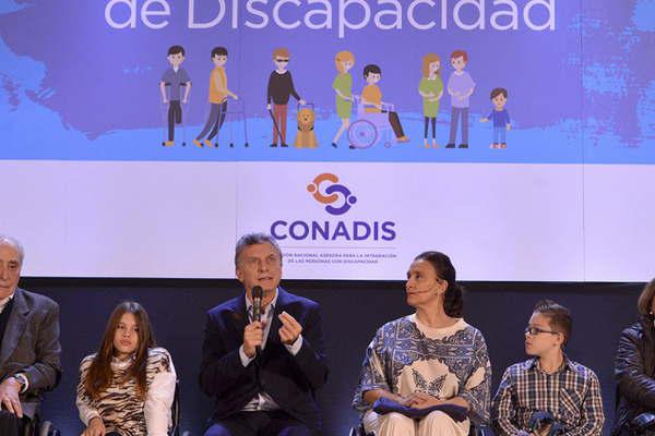 Macri pidioacute compromiso e inclusioacuten social para con la discapacidad