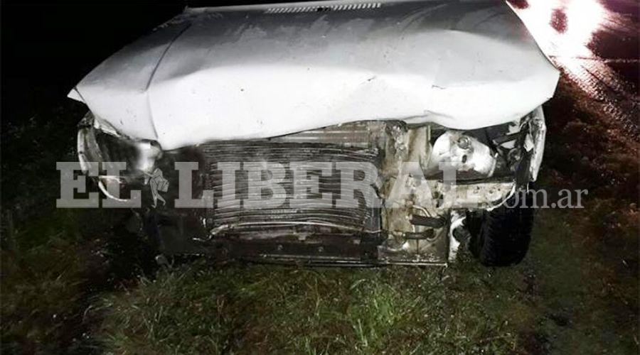 Animales sueltos provocaron un accidente sobre Ruta 9