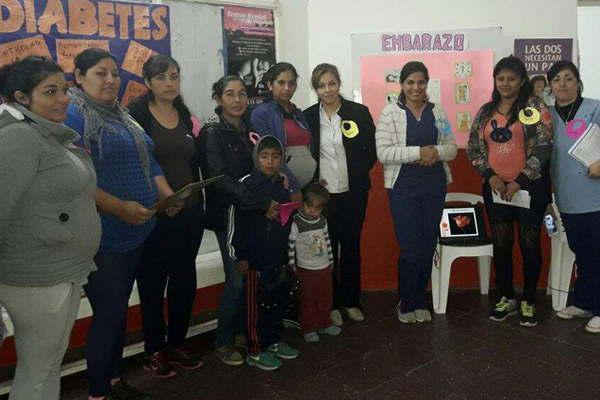 Brindaron un taller sobre Cuidados en el embarazo en Villa Balnearia