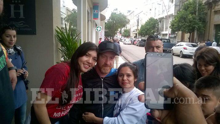 La Beriso saludoacute a sus fans