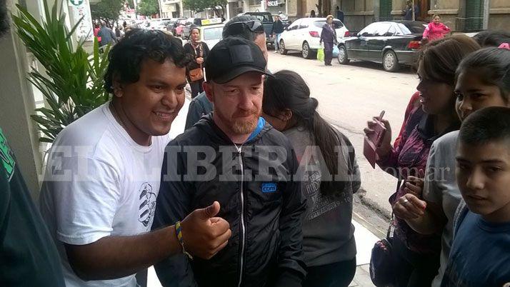 La Beriso saludoacute a sus fans