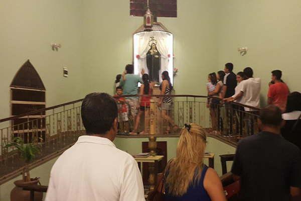 Santa Rita es venerada en el marco de su fiesta patronal