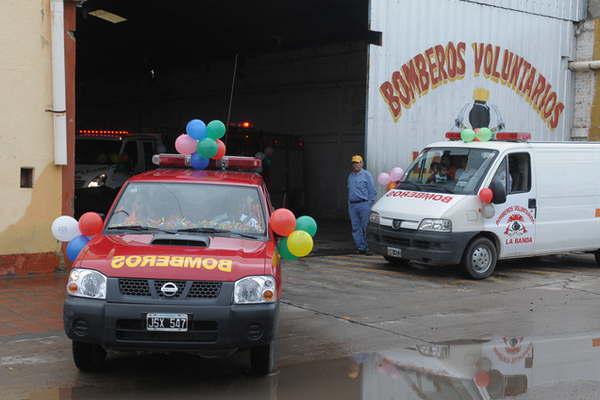 Con un amplio despliegue los Bomberos Voluntarios La Banda conmemoraraacuten su diacutea nacional