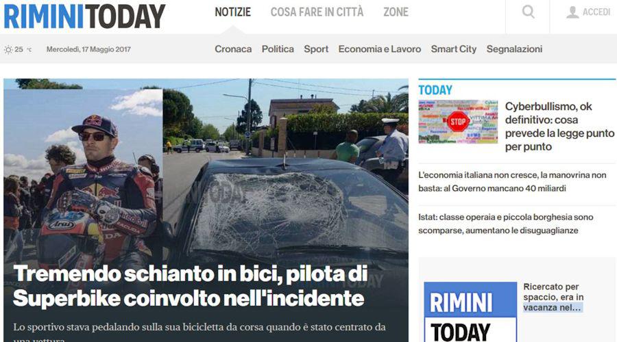 Nicky Hayden en estado criacutetico tras ser atropellado