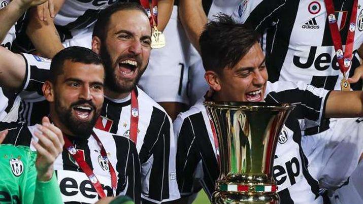 Con presencia argentina la Juventus se coronó en Italia