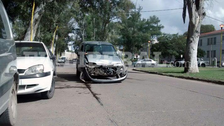 Violento choque en pleno parque Aguirre