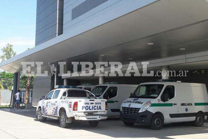 El lesionado fue asistido en el Centro Integral de Salud de La Banda