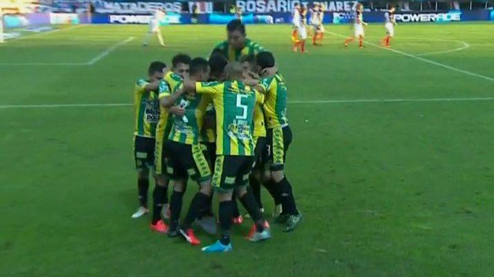 El festejo de Alan Alegre