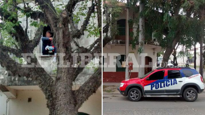 Encerrado en su casa joven amenaza con prenderse fuego
