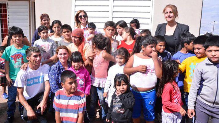 La Gobernadora visitó a vecinos del Barrio Belén