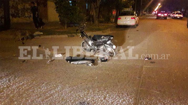 Una menor sufrioacute graves heridas tras embestir un auto