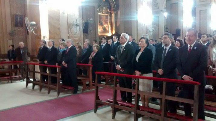 Bokalic presidioacute el Tedeum en Catedral Basiacutelica