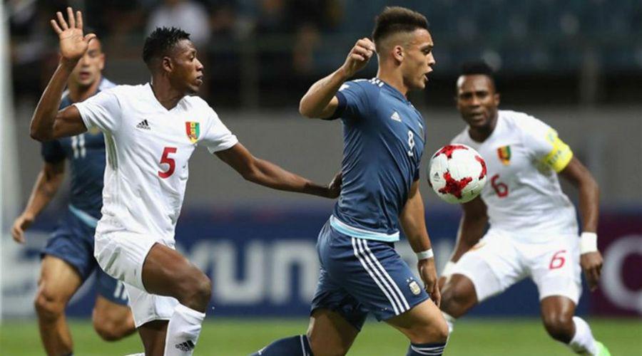 Argentina-Guinea- la seleccioacuten ganoacute 5 a 0