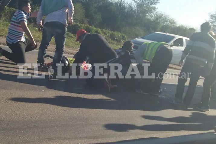 Los peregrinos sufrieron el accidente cuando se retiraban de Mailín este domingo a la tarde