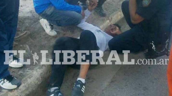 Pampa de los Guanacos- chocoacute un perro derrapoacute y terminoacute en el hospital