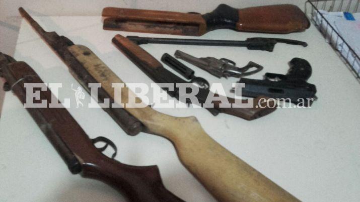 Demoran a cuatro menores e incautan armas de aire comprimido