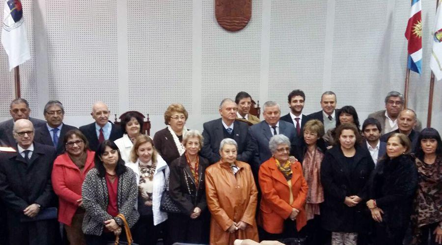 El intendente Infante homenajeoacute a los ediles capitalinos