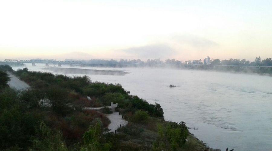 La bruma sobre el riacuteo Dulce un espectaacuteculo uacutenico en esta friacutea mantildeana