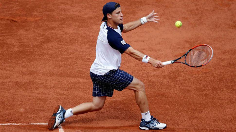 Diego Schwartzman no pudo con Novak Djokovic