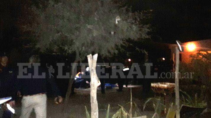 La muerte del vecino motivó un amplio operativo policial