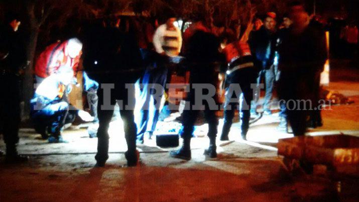 La muerte del vecino motivó un amplio operativo policial