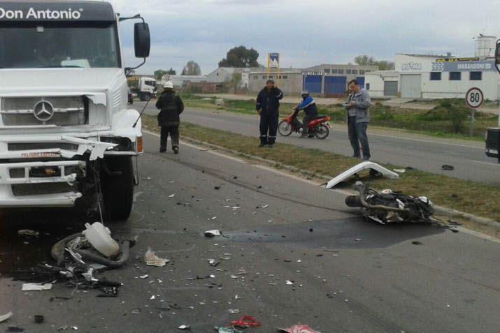 El accidento motivó un amplio operativo
