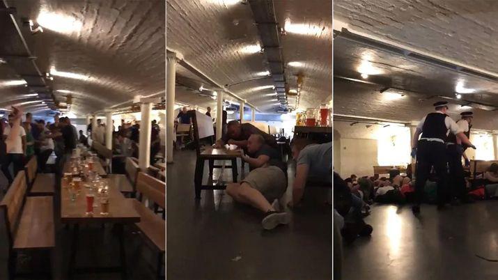 VIDEO iexclTodos al piso- asiacute buscan a los sospechosos en Londres