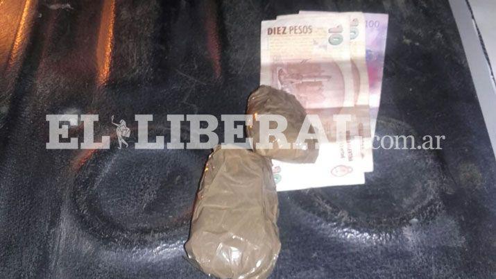 Detienen a un hombre con marihuana en su poder