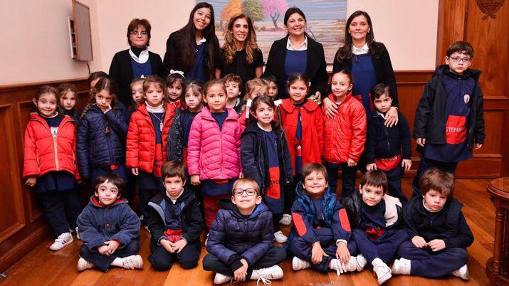 El Jardiacuten de Infantes del Colegio Big Ben School visitoacute a la Gobernadora