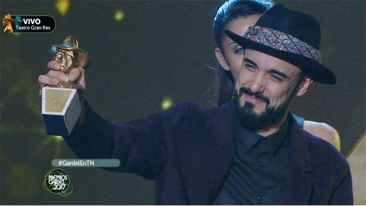 Abel Pintos se llevoacute el Gardel de Oro por tercera vez