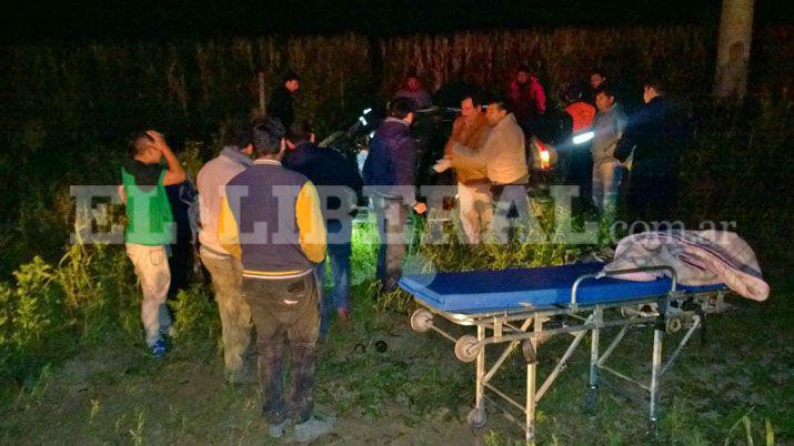 Ruta 89- una mujer falleció al chocar un auto y una camioneta