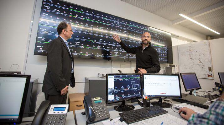 Nuevo centro de control de trfico de trenes 