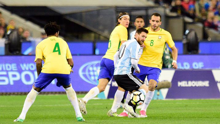 Argentina vencioacute a Brasil en el debut de Jorge Sampaoli