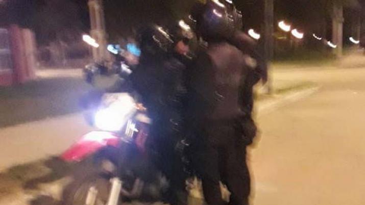 A raíz del asalto la policía hizo un amplio operativo