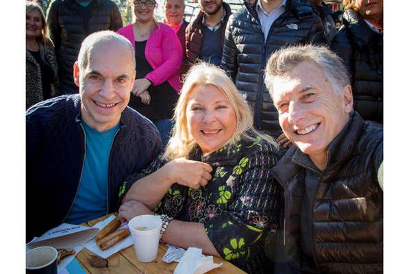 Macri acompantildeoacute a Carrioacute en la campantildea preelectoral portentildea